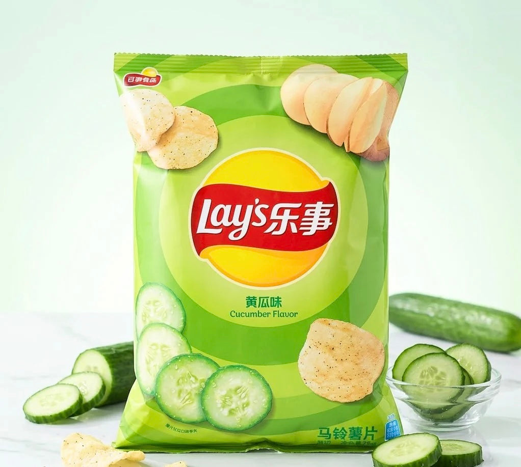 Lay's Cucumber Potato Flavor Chips 70g