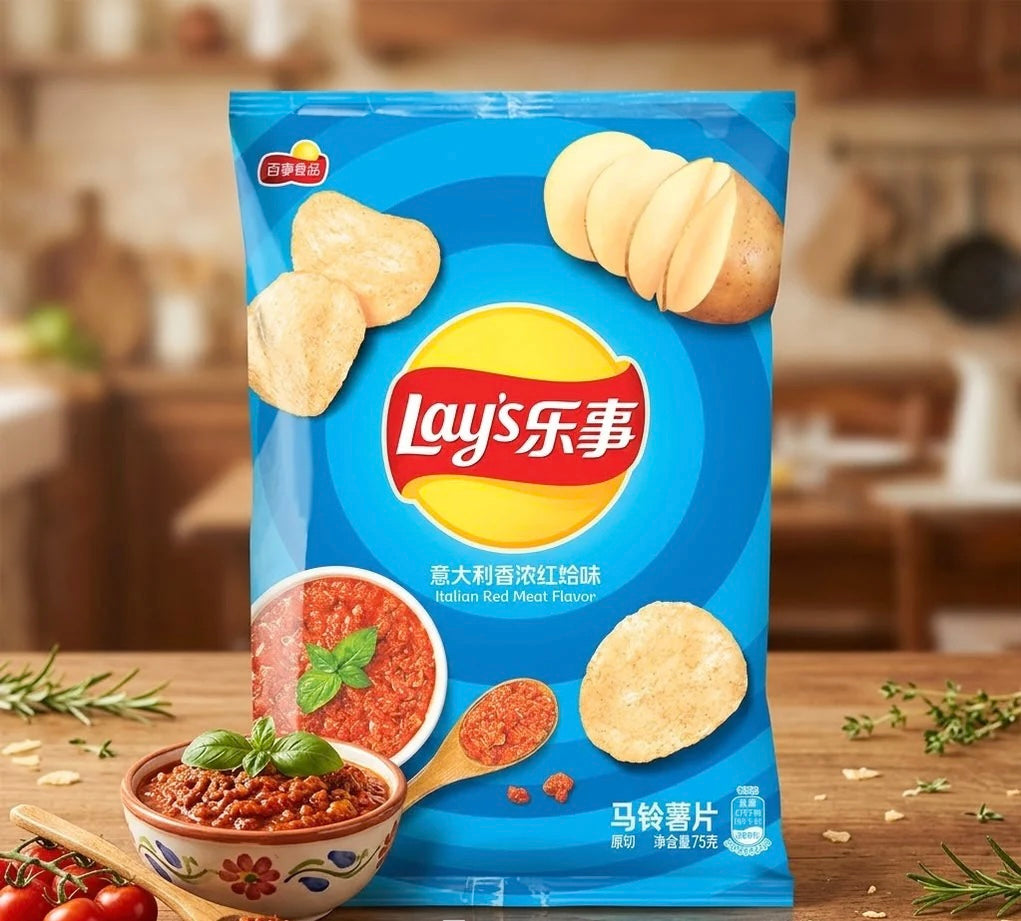 Lay's Italian Red Meat Flavor Potato Chips 70g