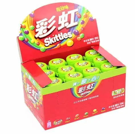 Skittles Candy Sour Green Flavor (12pk) (China)