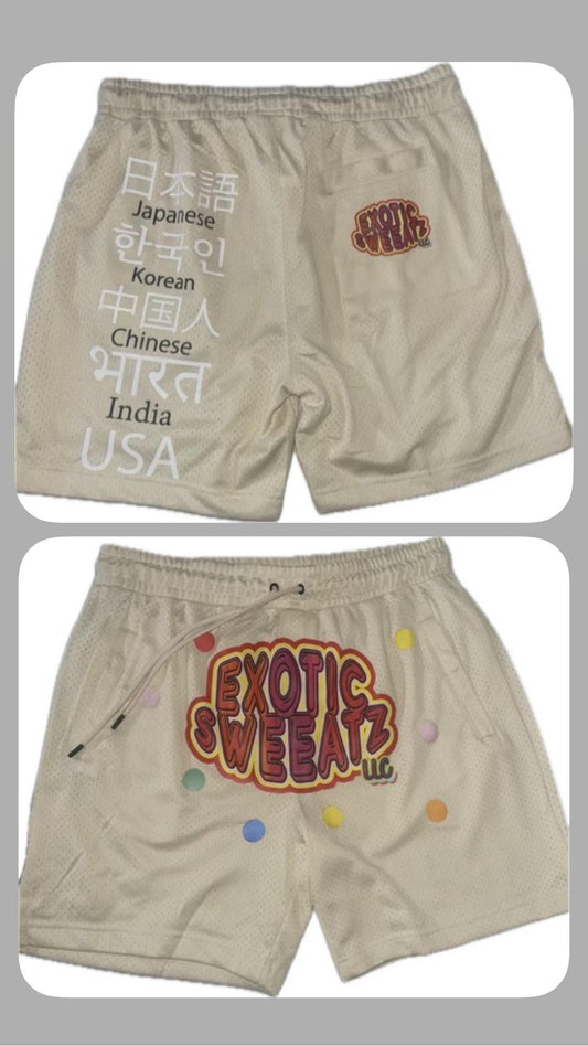 Creme Exotic SweEatz Shorts